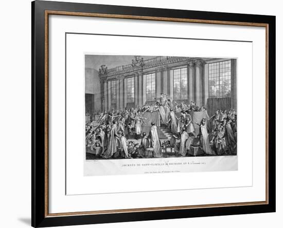 The Coup D'État of the 18th Brumaire (9th November), 1799, 19th Century-null-Framed Giclee Print