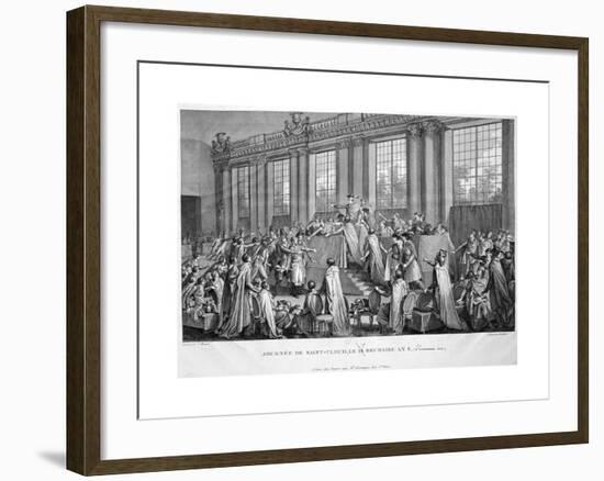 The Coup D'État of the 18th Brumaire (9th November), 1799, 19th Century-null-Framed Giclee Print