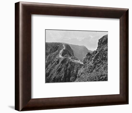 'The Coupee, Sark', c1896-Carl Norman-Framed Photographic Print