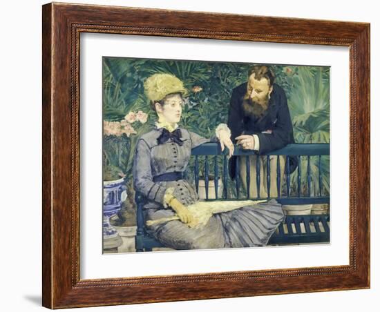 The Couple Guillemet in a Conversatory, 1879-Edouard Manet-Framed Giclee Print