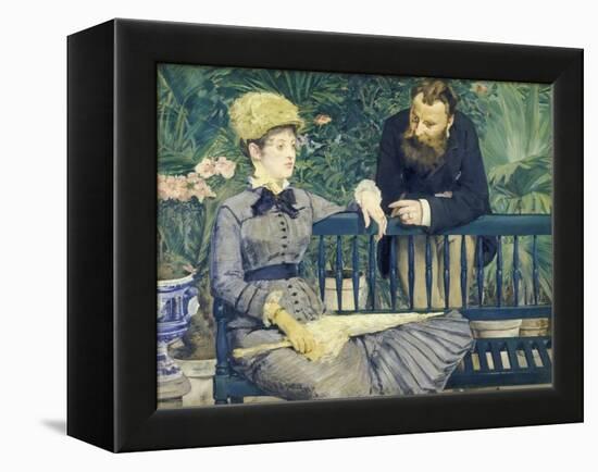The Couple Guillemet in a Conversatory, 1879-Edouard Manet-Framed Premier Image Canvas
