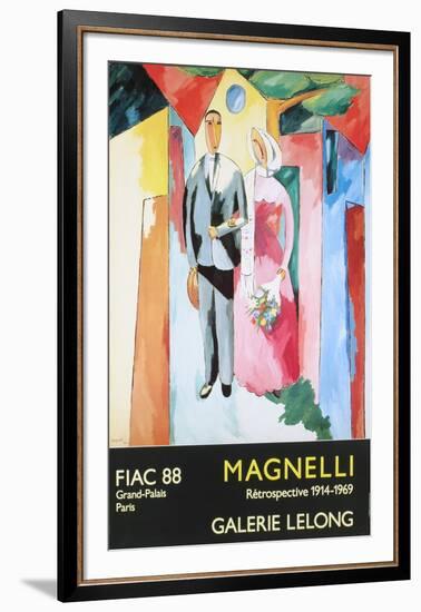 The Couple (La Coppia)-Magnelli-Framed Collectable Print