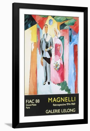 The Couple (La Coppia)-Magnelli-Framed Collectable Print