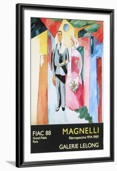 The Couple (La Coppia)-Magnelli-Framed Collectable Print