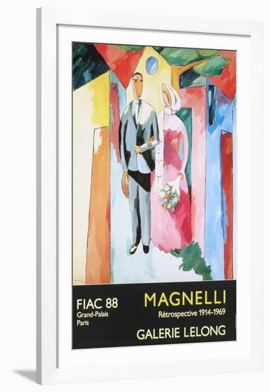 The Couple (La Coppia)-Magnelli-Framed Collectable Print