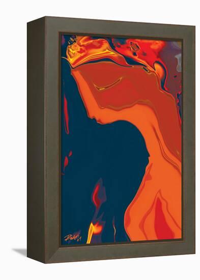 The Couple-Rabi Khan-Framed Stretched Canvas