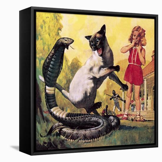 The Courageous Cat-McConnell-Framed Premier Image Canvas