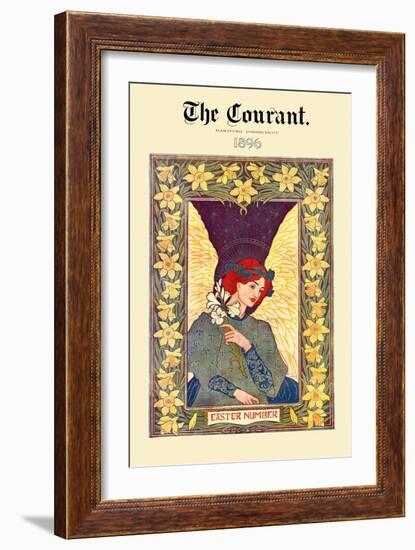 The Courant. 1896 Easter Number-Louis Rhead-Framed Art Print