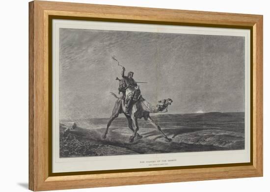 The Courier of the Desert-Alberto Pasini-Framed Premier Image Canvas