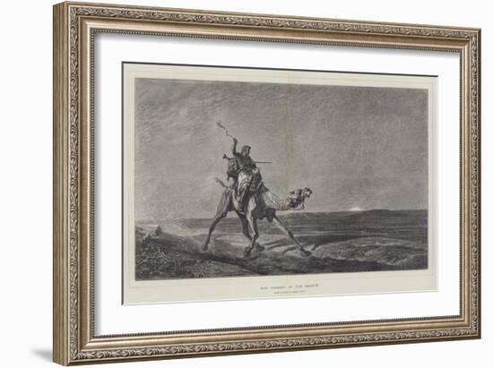 The Courier of the Desert-Alberto Pasini-Framed Giclee Print