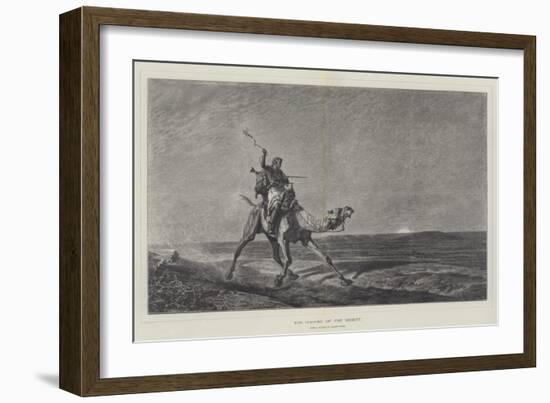 The Courier of the Desert-Alberto Pasini-Framed Giclee Print