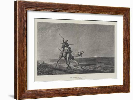 The Courier of the Desert-Alberto Pasini-Framed Giclee Print