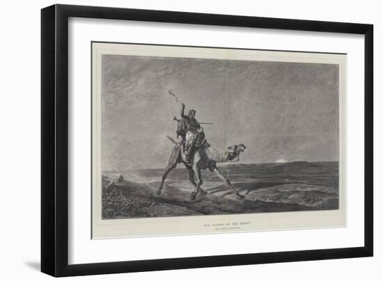 The Courier of the Desert-Alberto Pasini-Framed Giclee Print