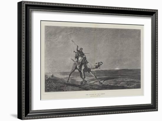 The Courier of the Desert-Alberto Pasini-Framed Giclee Print