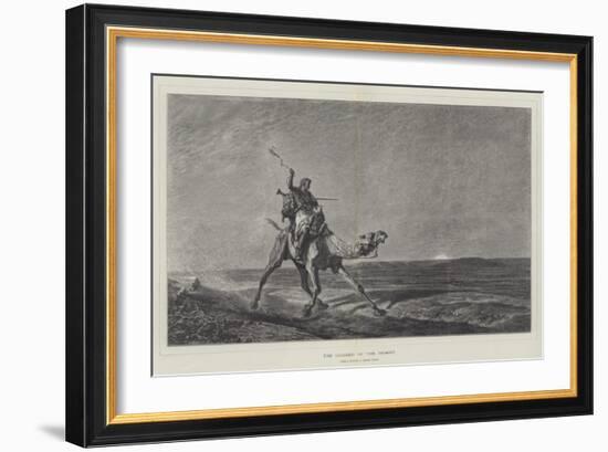 The Courier of the Desert-Alberto Pasini-Framed Giclee Print