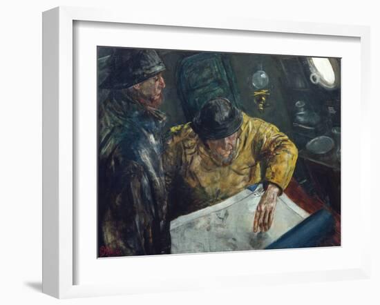 The course is set, 1888 by Christian Krohg-Christian Krohg-Framed Giclee Print