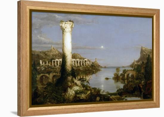 The Course of Empire - Desolation-Thomas Cole-Framed Premier Image Canvas