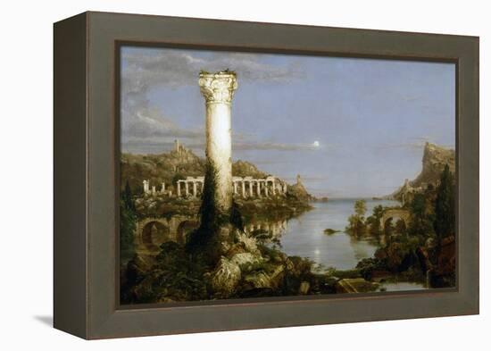 The Course of Empire - Desolation-Thomas Cole-Framed Premier Image Canvas