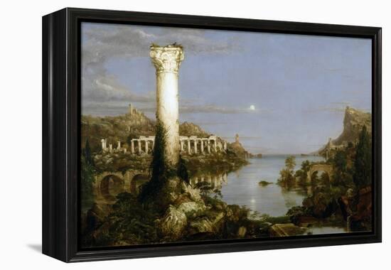 The Course of Empire - Desolation-Thomas Cole-Framed Premier Image Canvas