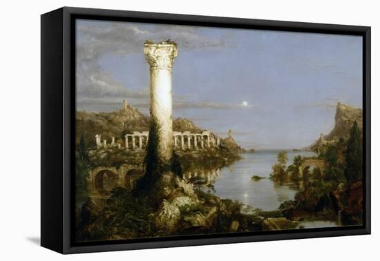 The Course of Empire - Desolation-Thomas Cole-Framed Premier Image Canvas