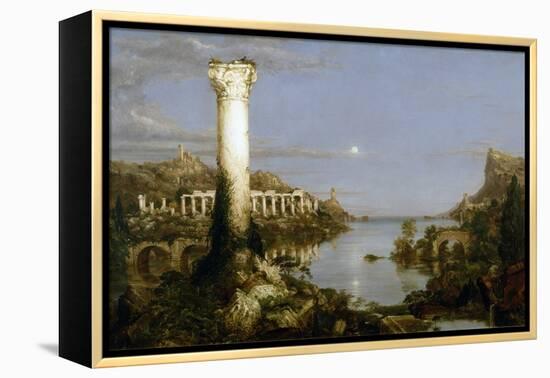 The Course of Empire - Desolation-Thomas Cole-Framed Premier Image Canvas