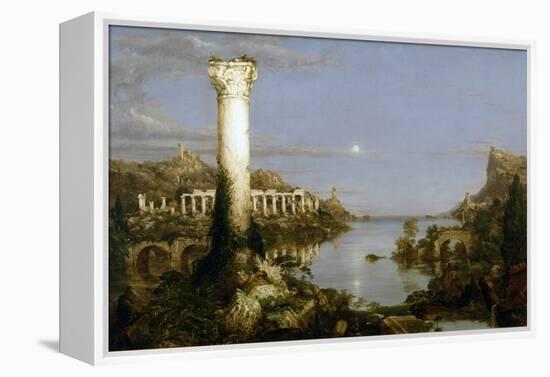 The Course of Empire - Desolation-Thomas Cole-Framed Premier Image Canvas
