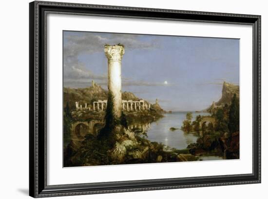 The Course of Empire - Desolation-Thomas Cole-Framed Giclee Print