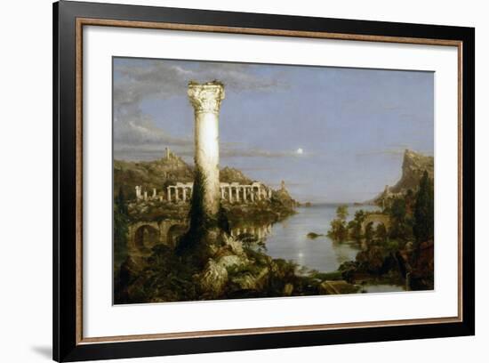 The Course of Empire - Desolation-Thomas Cole-Framed Giclee Print