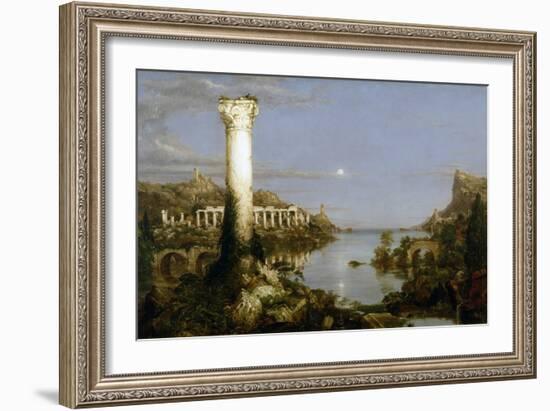 The Course of Empire - Desolation-Thomas Cole-Framed Giclee Print