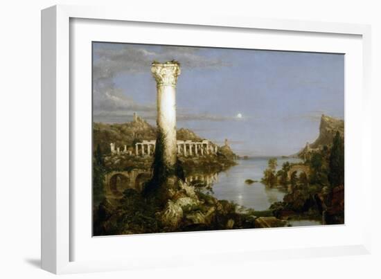 The Course of Empire - Desolation-Thomas Cole-Framed Giclee Print