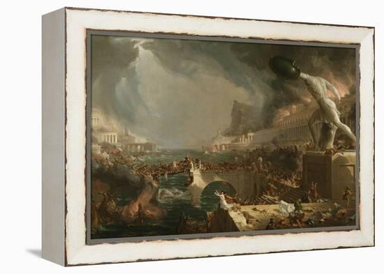 The Course of Empire: Destruction, 1836-Thomas Cole-Framed Premier Image Canvas