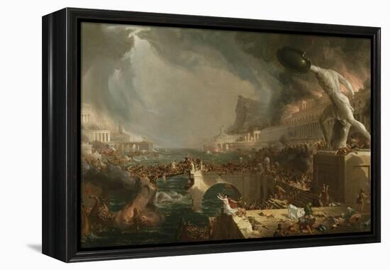 The Course of Empire: Destruction, 1836-Thomas Cole-Framed Premier Image Canvas