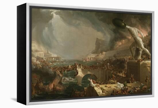 The Course of Empire: Destruction, 1836-Thomas Cole-Framed Premier Image Canvas