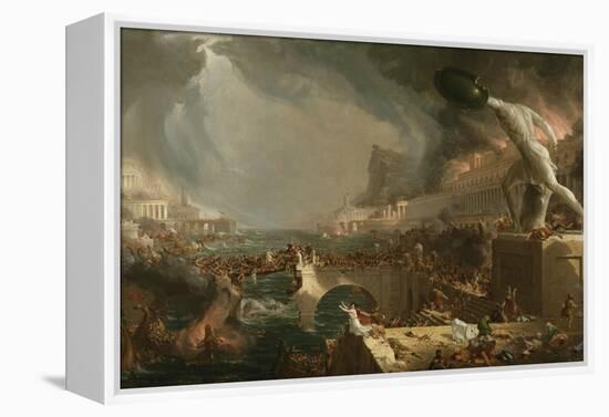 The Course of Empire: Destruction, 1836-Thomas Cole-Framed Premier Image Canvas