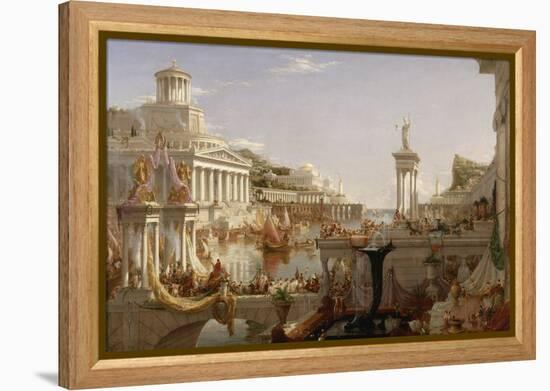 The Course of Empire: the Consummation of the Empire, C.1835-36-Thomas Cole-Framed Premier Image Canvas