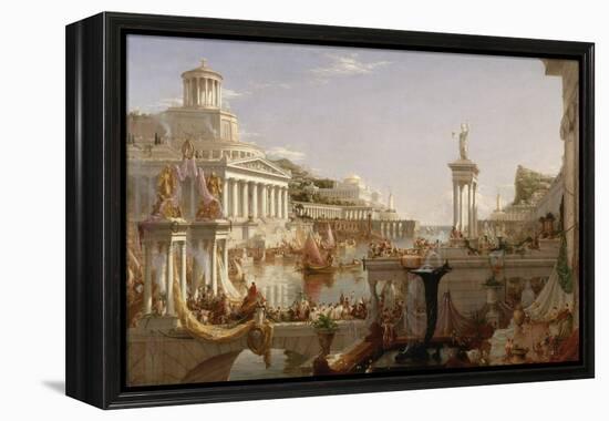 The Course of Empire: the Consummation of the Empire, C.1835-36-Thomas Cole-Framed Premier Image Canvas
