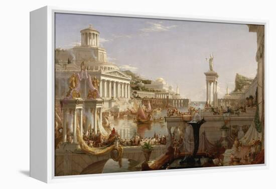 The Course of Empire: the Consummation of the Empire, C.1835-36-Thomas Cole-Framed Premier Image Canvas