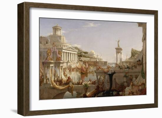 The Course of Empire: the Consummation of the Empire, C.1835-36-Thomas Cole-Framed Premium Giclee Print