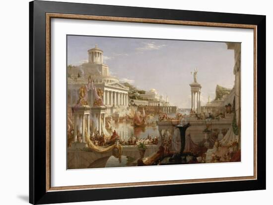 The Course of Empire: the Consummation of the Empire, C.1835-36-Thomas Cole-Framed Premium Giclee Print