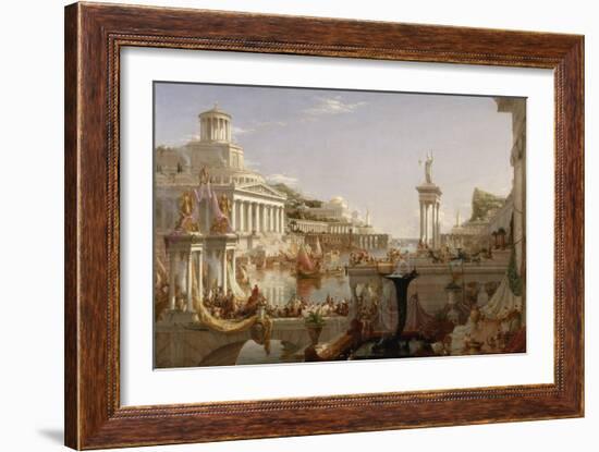 The Course of Empire: the Consummation of the Empire, C.1835-36-Thomas Cole-Framed Giclee Print