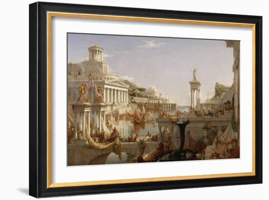 The Course of Empire: the Consummation of the Empire, C.1835-36-Thomas Cole-Framed Giclee Print