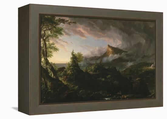 The Course of Empire: the Savage State, 1833-36-Thomas Cole-Framed Premier Image Canvas