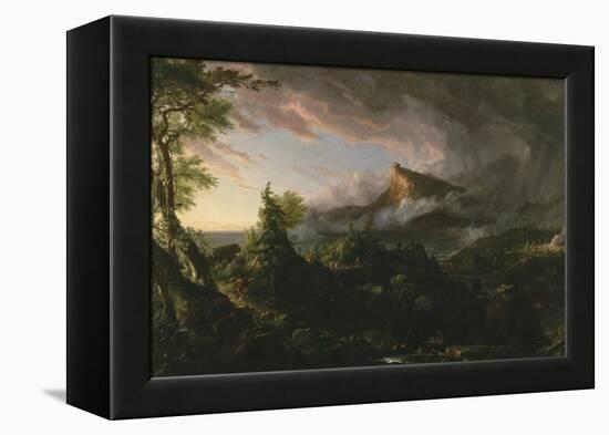 The Course of Empire: the Savage State, 1833-36-Thomas Cole-Framed Premier Image Canvas