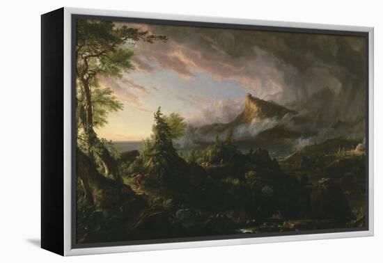 The Course of Empire: the Savage State, 1833-36-Thomas Cole-Framed Premier Image Canvas