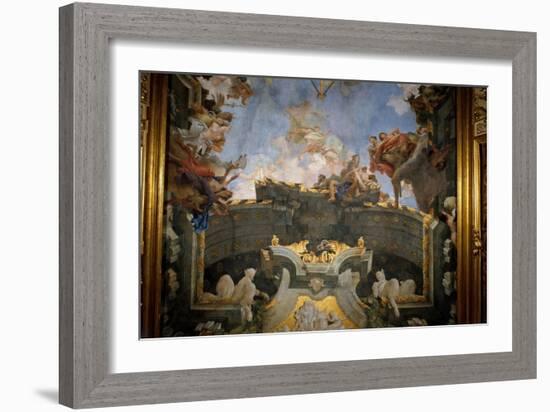 The Course of the Chariot of the Sun (detail)-Giambattista Tiepolo-Framed Giclee Print