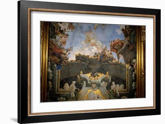 The Course of the Chariot of the Sun (detail)-Giambattista Tiepolo-Framed Giclee Print