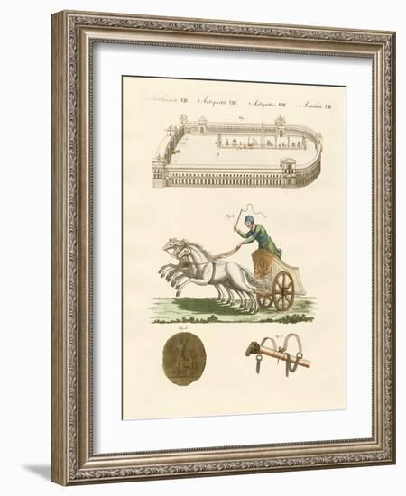 The Courses Form the Ancient Romans-null-Framed Giclee Print