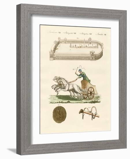 The Courses Form the Ancient Romans-null-Framed Giclee Print
