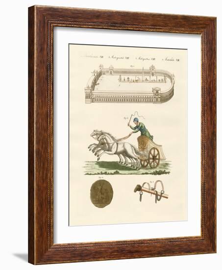 The Courses Form the Ancient Romans-null-Framed Giclee Print