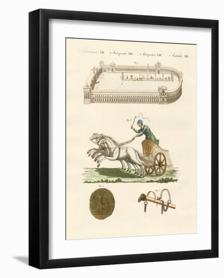 The Courses Form the Ancient Romans-null-Framed Giclee Print